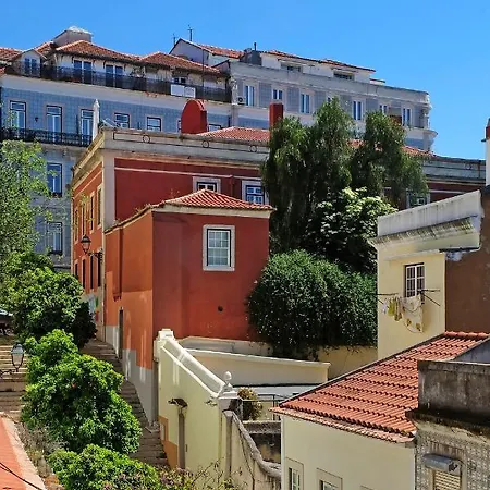 Bl Bairro Alto Famous Bica Funicular Street View * ליסבון