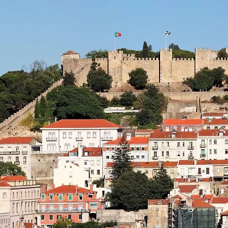 Bl Bairro Alto Famous Bica Funicular Street View ליסבון
