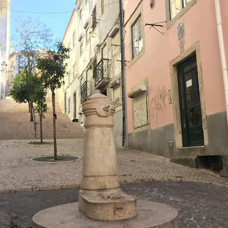 Bl Bairro Alto Famous Bica Funicular Street View ליסבון